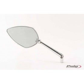 Rear Mirror Hi-Tech 3 Homologated S/Left C/Alum