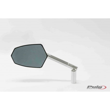 Rear Mirror Mod. Gt Homologated Left Side C/Alu-Bl