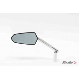 Rear Mirror Mod. F1 Homologated Left Side C/Alu-Bl