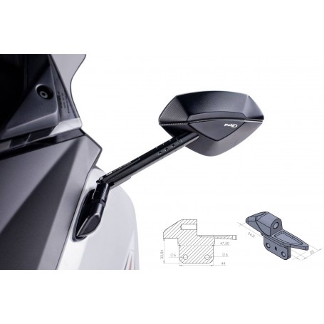 Adapter Left Side For Fairing Tmax 12 -13