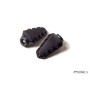 Footrests Hi-Tech Trail Right/Left C/Black