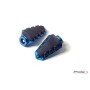 Footpegs Hi-Tech Trail Rig/Left C/Blue