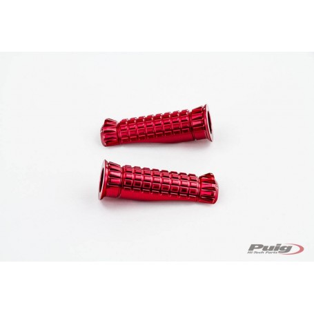 Footpegs R-Fighter Piloto Rig/Left C/Red