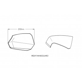 Hand Guards Universal Maxiscooter C/Clear