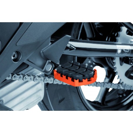 Footpegs Hi-Tech Enduro Rig/Left C/Orange