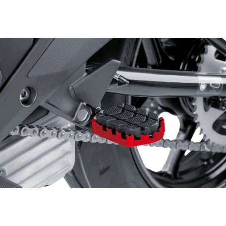 Footpegs Hi-Tech Enduro Rig/Left C/Red