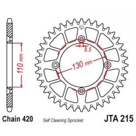 Aluminium Rear Race Sprocket. JTA215.50
