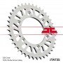 Aluminium Rear Race Sprocket. JTA735.37