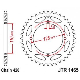 Steel Rear Sprocket. JTR1465.47
