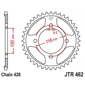Steel Rear Sprocket. JTR462.54