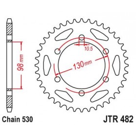 Steel Rear Sprocket. JTR482.47