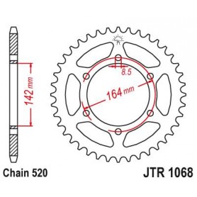 Steel Rear Sprocket. JTR1068.46
