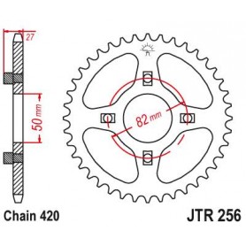 Steel Rear Sprocket. JTR256.43