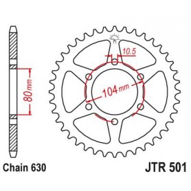 Steel Rear Sprocket. JTR501.32