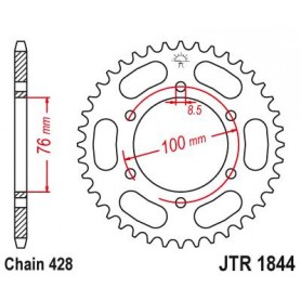 Steel Rear Sprocket. JTR1844.48