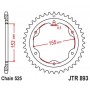 Steel Rear Sprocket. JTR893.38