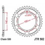 Steel Rear Sprocket. JTR502.44