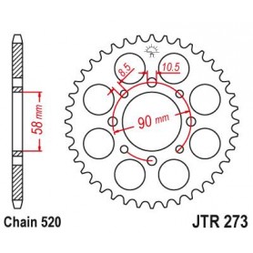 Steel Rear Sprocket. JTR273.33