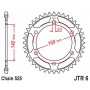 Steel Rear Sprocket. JTR6.41