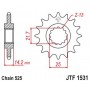 Steel Front Sprocket. JTF1531.15