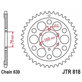 Steel Rear Sprocket. JTR818.41