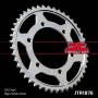 Steel Rear Sprocket. JTR1876.43