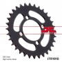 Steel Rear Sprocket. JTR1910.32