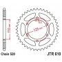 Steel Rear Sprocket. JTR610.51