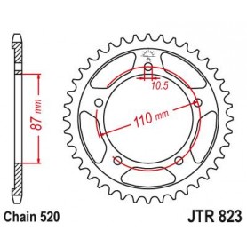 Steel Rear Sprocket. JTR823.39