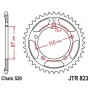 Steel Rear Sprocket. JTR823.39