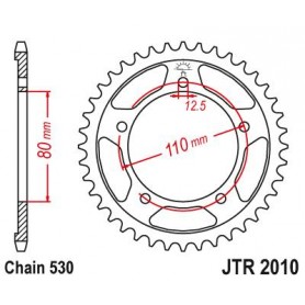 Steel Rear Sprocket. JTR2010.40