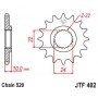 Steel Front Sprocket. JTF402.13