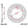 Steel Rear Sprocket. JTR1317.43