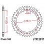 Steel Rear Sprocket. JTR2011.42