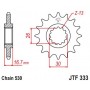 OEM Type Rubber Cushioned Front Sprocket. JTF333.16RB