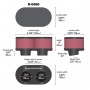 R-0990 K&N Universal Clamp-On Air Filter