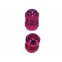 Standard valve cap set - red