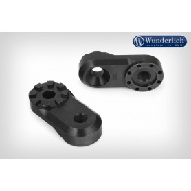 Wunderlich Vario adapter EVO1 (pair) - 30mm - black