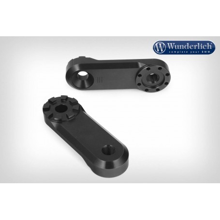 Wunderlich Vario adapter EVO1 (pair) - 50mm - black