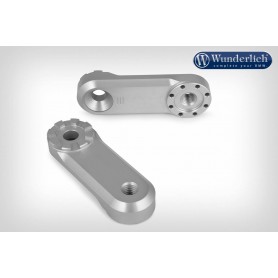 Wunderlich Vario adapter EVO1 (pair) - 50mm - silver