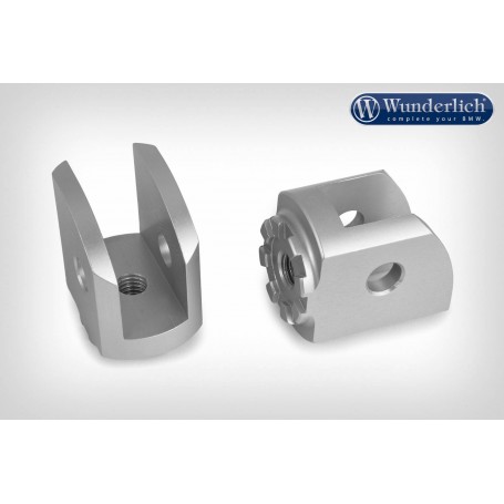 Wunderlich Vario joint passenger (pair) - silver