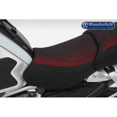 Seat cover COOL COVER - rider seat - black