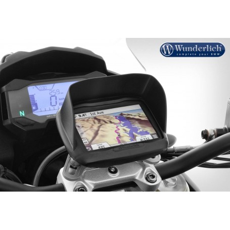 Wunderlich Device glare shield Garmin Zumo / BMW Navigator Street - black