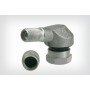 Aluminium angled valve