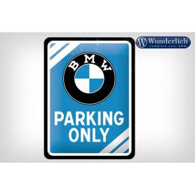 BMW Parking Only Metal Sign 15 X 20 cm - Nostalgic Art