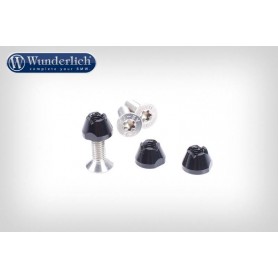 Wunderlich Spike-Kit for the side stand plate - black