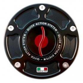 Aluminum fuel caps TMPR.02 Red