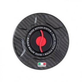 Aluminum fuel caps TDPR.06 Red