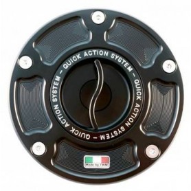 Aluminum fuel caps TYPR.01  Black