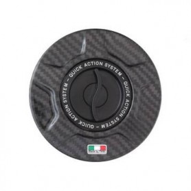 Aluminum fuel caps TDPR.06 Black